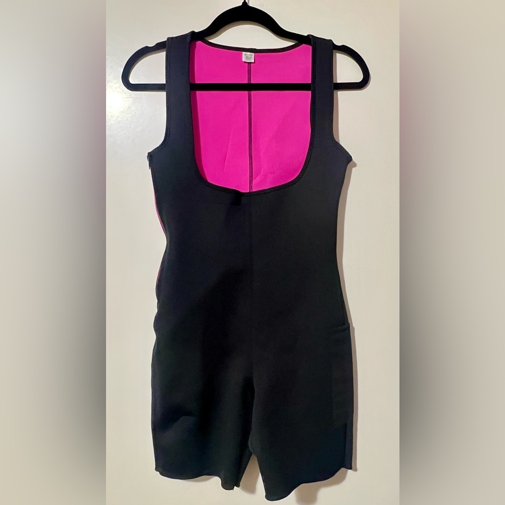 Marika Pink and Black Neoprene Sweat Body Shaper